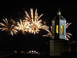 Fires de Sant Narc&iacute;s 2021. El castell de focs