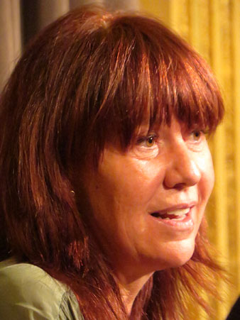 L'alcaldessa de la ciutat Marta Madrenas durant el seu parlament