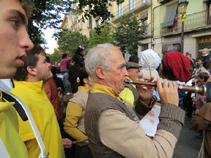 Fires de Sant Narc&iacute;s 2021. Passejada amb els capgrossos pels carrers del Barri Vell