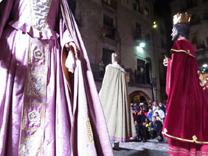 Fires de Sant Narc&iacute;s 2021. Ball de l'&agrave;liga, capgrossos i gegants