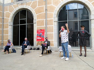 Festival FITAG 2021. Presentaci&oacute; al pati de la Casa de Cultura
