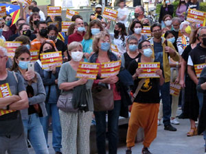 Manifestaci&oacute; de l'U d'octubre de 2021