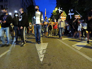 Manifestaci&oacute; de l'U d'octubre de 2021