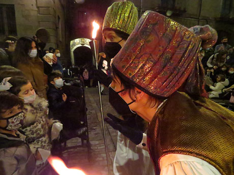 Nadal 2021 a Girona. Arribada del mag Naj-Mandin