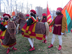 Reis 2022. El campament reial al camp de Mart al parc de la Devesa