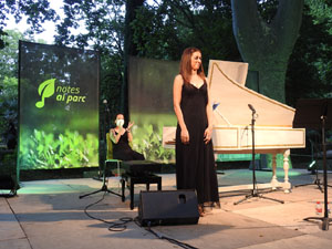 Festival Notes al parc 2021. Laia Frigol&eacute; i Eva del Campo