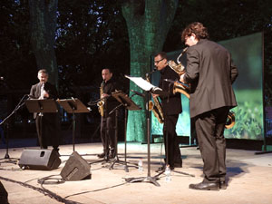 Festival Notes al parc 2021. BCN Sax Quartet