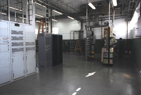Interior de la Torre de comunicacions. 1993