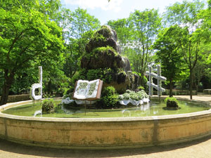 Temps de Flors 2021. El brollador dels Jardins de la Devesa