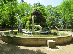 Temps de Flors 2021. El brollador dels Jardins de la Devesa