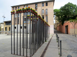 Temps de Flors 2021. Plaça Jacint Verdaguer i Santaló