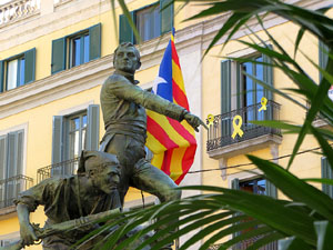 Temps de Flors 2021. La plaça de la Independència