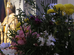 Temps de Flors 2021. La bas&iacute;lica de Sant Feliu