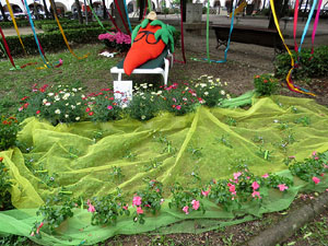 Temps de Flors 2021. Pla&ccedil;a de l'Assumpci&oacute;
