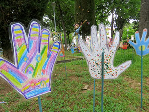 Temps de Flors 2021. Pla&ccedil;a de l'Assumpci&oacute;