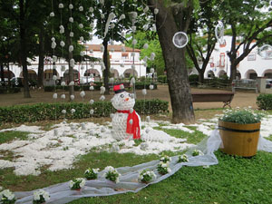 Temps de Flors 2021. Pla&ccedil;a de l'Assumpci&oacute;