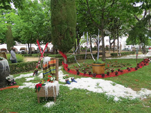 Temps de Flors 2021. Pla&ccedil;a de l'Assumpci&oacute;