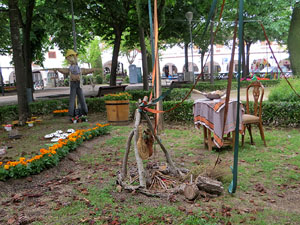 Temps de Flors 2021. Pla&ccedil;a de l'Assumpci&oacute;