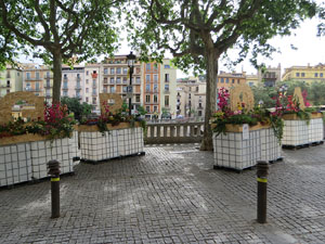 Temps de Flors 2021. Carrer de Santa Clara