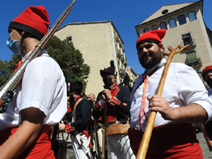 XIII Festa Reviu els Setges Napole&ograve;nics de Girona. Desfilada pels carrers de Girona