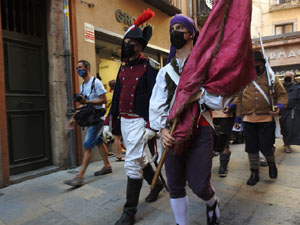 XIII Festa Reviu els Setges Napole&ograve;nics de Girona. Desfilada pels carrers de Girona