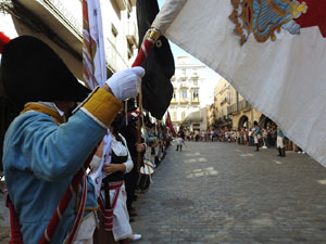 XIII Festa Reviu els Setges Napole&ograve;nics de Girona. Desfilada pels carrers de Girona