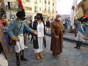 XIII Festa Reviu els Setges Napole&ograve;nics de Girona. Desfilada pels carrers de Girona