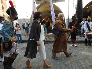XIII Festa Reviu els Setges Napole&ograve;nics de Girona. Desfilada pels carrers de Girona