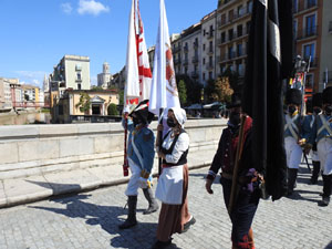 XIII Festa Reviu els Setges Napole&ograve;nics de Girona. Desfilada pels carrers de Girona
