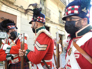 XIII Festa Reviu els Setges Napole&ograve;nics de Girona. Desfilada pels carrers de Girona