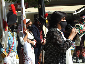 XIII Festa Reviu els Setges Napole&ograve;nics de Girona. Desfilada pels carrers de Girona