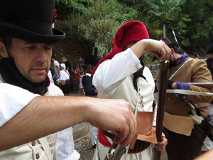 XIII Festa Reviu els Setges Napole&ograve;nics de Girona. Desfilada pels carrers de Girona