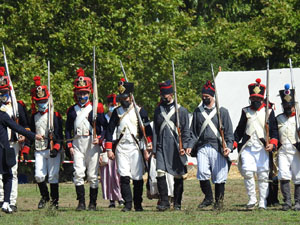 XIII Festa Reviu els Setges Napole&ograve;nics de Girona. Desfilada pels carrers de Girona