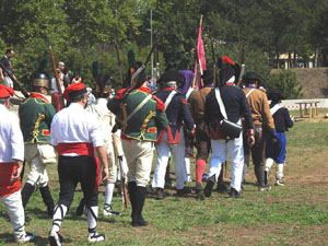 XIII Festa Reviu els Setges Napole&ograve;nics de Girona. Desfilada pels carrers de Girona