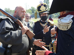 XIII Festa Reviu els Setges Napole&ograve;nics de Girona. Desfilada pels carrers de Girona