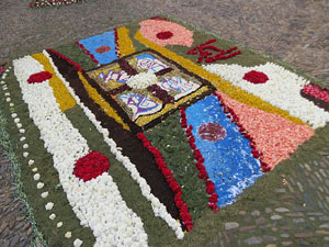La Diada de Corpus 2022. Les catifes de flors