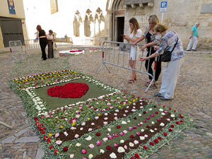 La Diada de Corpus 2022. Les catifes de flors