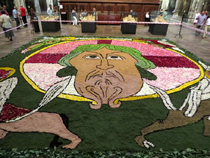 La Diada de Corpus 2022. Les catifes de flors