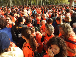 Cursa de la Dona 2022. Concentració i sortida del Parc de la Devesa, cursa pels carrers de Girona