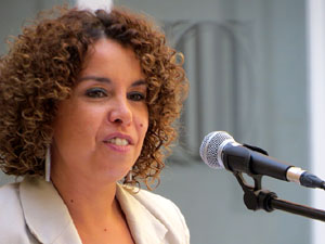 Diada Nacional 2022. Acte institucional al Pati de les Magn&ograve;lies, amb parlaments de Quim Ayats, Miquel Noguer i Laia Ca&ntilde;igueral