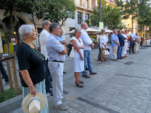 Diada Nacional 2022. Homenatge floral a Carles Rahola a la Rambla de la Llibertat
