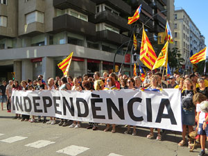 Diada Nacional 2022. Manifestaci&oacute; unit&agrave;ria per la Independ&egrave;ncia