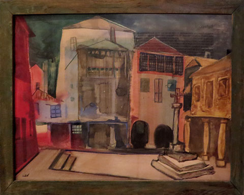 Praza de Le&ntilde;a, Pontevedra. Joan Lle&oacute; S&aacute;nchez. 1952