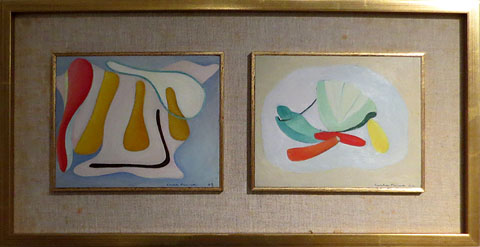 Carla Prina. Sense t&iacute;tol, 1943 i 1944. Oli sobre fusta