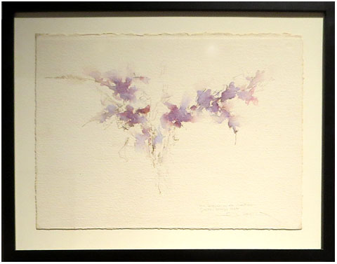 Fernando Z&oacute;bel. Iris, 1977. Aquarel&middot;la sobre paper