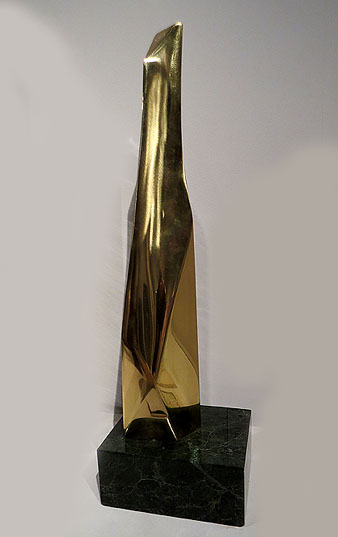 Xavier Corber&oacute;. 'Obelisc', Ca. 1960-1961. Bronze polit