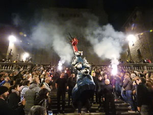 Fires de Sant Narcís 2022. Drakofarra amb Fal·lera Gironina