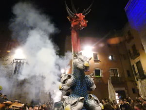 Fires de Sant Narcís 2022. Drakofarra amb Fal·lera Gironina