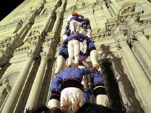 Fires de Sant Narcís 2022. Pilar a les escales de la Catedral