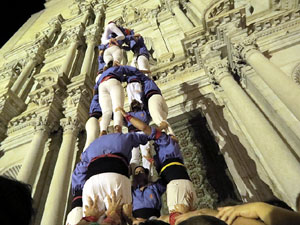 Fires de Sant Narcís 2022. Pilar a les escales de la Catedral